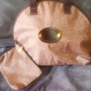 Borbonese Redwall Boston Bag